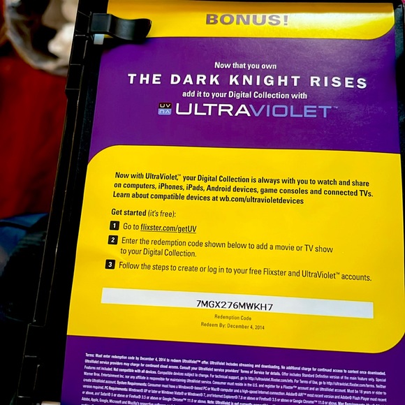 The DARK KNIGHT RISES. DVD.  WITH BONUS - Picture 6 of 6